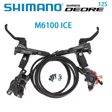 SHIMANO DEORE M6100 m6120 Brake Groupset DEORE Brake Front&Rear Mountain Bikes Hydraulic Disc Brake 