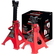 3 Ton DOUBLE LOCK Jack Stand (Price per Set = Contents 2 Pcs) 3 Ton Jack Stand/ 3 Ton Car Jack Holde