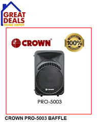 GREAT DEALS CROWN PRO-5003 PROFESSIONAL BAFFLE SPEAKER