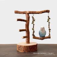 Parrot Tiger Skin Black Branch Platform Interactive Log Peony Bird Desktop Climbing Rod Swing Standi