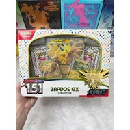 Pokémon TCG: Hộp thẻ bài Scarlet & Violet-151 Collection (Zapdos ex)