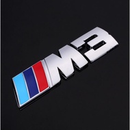 รถจัดแต่งทรงผม M โลหะโลโก้รถด้านหลังป้ายสัญลักษณ์สำหรับ BMW E46 E30 E34 E36 E39 E53 E60 E90 F10 F30 M3 M5 M6