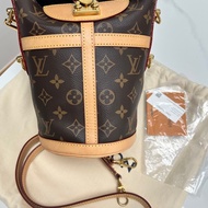 9新 二手 LV Duffle Louis Vuitton 薯條包 可手提/斜跨