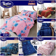 💎TeeBed💎 Satin ชุดผ้าปู 3.5 /5 / 6 ฟุต (ไม่รวมผ้านวม) ซาติน ลาย D111 D121 D122 D125 D126 D127 D128 D