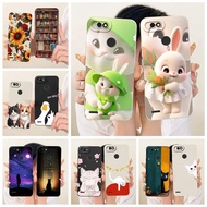 For Tecno Pop 2F Case Pop 2 Pro Cute Rabbit Cartoon Cover Shockproof Soft TPU Phone Cases For Tecno 