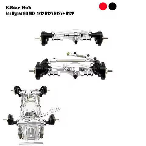 Machined Aluminum Portal Axle for Hyper GO MJX 1/12 H12Y H12Y+ H12P Chassis Upgrade Parts
