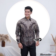 KEMEJA Men's BATIK Shirt Long Sleeve SIZE M L XL XXL Contemporary &amp; Cool (Can Be Used For Uniforms)