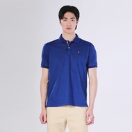 John Henry เสื้อโปโลผู้ชาย ทรงเข้ารูป รุ่น JH F324MPLSM61 - สีน้ำเงิน