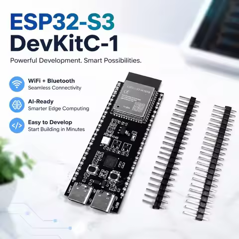 ESP32 S3 DevKitC 1 Development Board Equipped with ESP32 S3 N16R8 Module AI Chip Supports WIFI Bluet