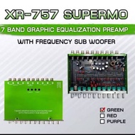 Car Preamplifier 7 Flat XR757 SuperMo Model Genuine MO7 Very Heavy Bass Floats. Sound The Center Is 
