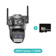 Hamrol 20MP 10X Zoom 4 Lensa 5G/2.4GHz WiFi Kamera Ptz 10MP 5X Lensa Ganda Pelacakan Otomatis CCTV O
