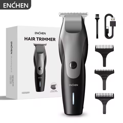 ENCHEN Hummingbird Electric Hair Clipper USB Charging Low Noise Haircut Trimmer with 3 Limited Combs