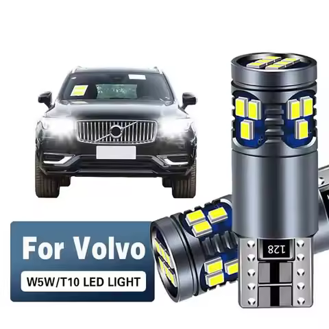 2pcs LED Clearance Parking Light W5W T10 194 Canbus no error For Volvo C30 C70 S40 S60 S70 S80 V50 V
