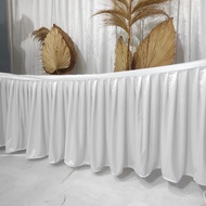 TABLE EDGE SKIRT TABLE EDGE COVER/ TABLE SKRITING/ TABLE DECORATION/ 80CM HEIGHT X 100CM LENGTH