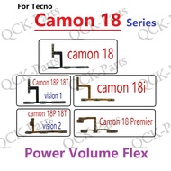 For Tecno Camon 18 18P/T 18Premier 18i Ch6 ch6n ch7n Ch7 Ch9 ch9n CG6 Power Switch Volume flex cable