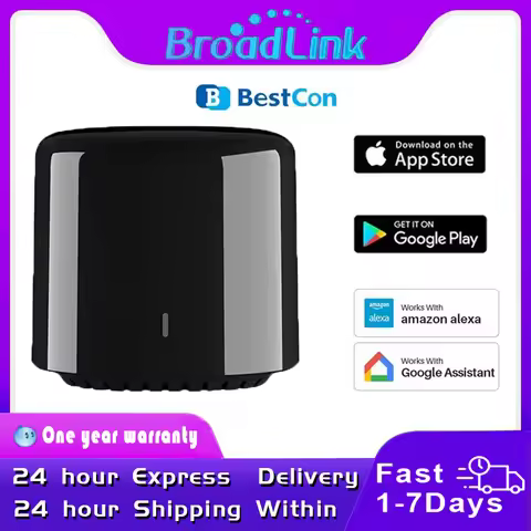 Broadlink BestCon Rm4c Mini Smart WiFi IR Remot Smart Home Remote For Air Conditioner TV Set Voice C