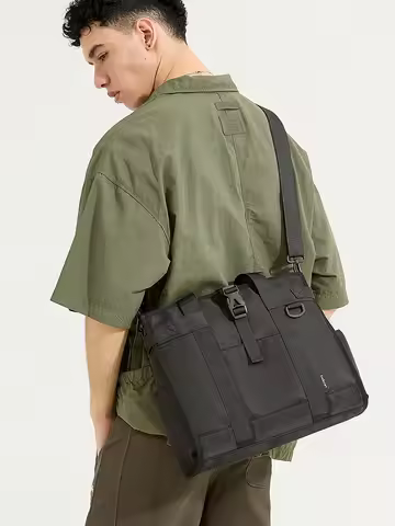 Men's Waterproof Crossbody Bag Men's Bag Trendy Brand Fashionable Casual Shoulder Bag Student Class 