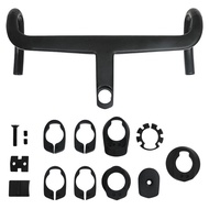 No logo carbon fiber integrated road handlebar for C68/V5Rs/V4Rs/C68 Gravel/C68 Allroad series, 370-
