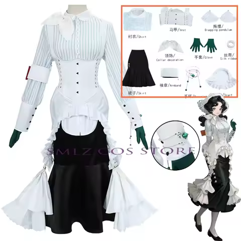 Anjo Nala Cosplay Reverse:1999 Ms. Kimberly Costume Woman Maid Dress Uniform Suit Hallowen Play Role