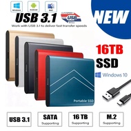 Original portable SSD 1TB 8TB 30T 60TB 128T USB 3.1Type-C external high-speed mobile solid-state dri