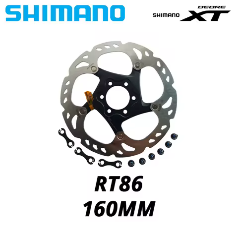Shimano Deore XT RT86 SLX RT76 RT66 RT56 RT26 Bike Brake Disc 6 Bolt Rotors for MTB Mountain Bicycle