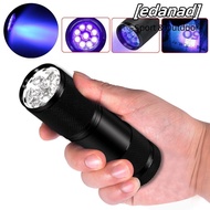 EDANAD 9 LED Flashlight Durable 395nm Detection Light UV Torch