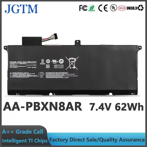 AA-PBXN8AR 7.4V 62Wh Laptop Battery for Samsung Series 9 900X4 900X46 900X4C 900X4B 900X4D NP900X NP