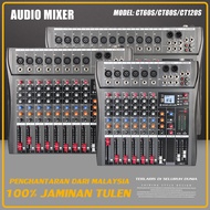 CT60S/CT80S/CT12S AUDIO Mixer 6/8/12 channel KTV stage performance reverb effect device USB Bluetooth 16DSP