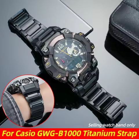GWG-B1000 Titanium Bracelet For Casio 3th Generation Big Mud King GWG B1000 Modified metal watchband