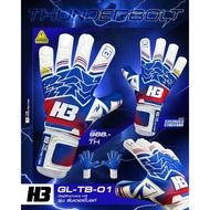 Goalkeeper Gloves H3 GK Thunderbolt 2025 Model With 5-Inch Finger Safe Glove Goalkeeper