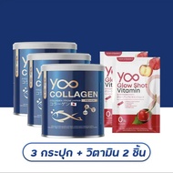 [Set 5 ฟรี 3 สุดคุ้ม] Yoo Collagen เพียวคอลลาเจน คอลลาเจนบริสุทธิ์ ข้อ เข่า กระดูก ผิวพรรณ ผม เล็บ