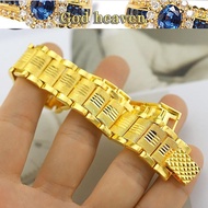 Men's thickened 916 gold boutique bracelet fashion men's pure 916 gold 916 gold European and American men's br salehot