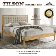 100% SOLID WOOD [JFW-TILSON SOLID WOOD BED] 5 YEARS WARRANTY /HEAVY DUTY BED FRAME/ MUJI BED FRAME / IKEA BED FRAME / WOODEN BED FRAME / QUEEN SIZE BED FRAME/ KING SIZE BED FRAME/ BED FRAME QUEEN / KATIL/ KATIL KAYU / KATIL QUEEN /KATIL KING /床架