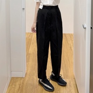 UNIQLO 25 New Womens Linen Blended Silhouette Trousers/casual Pants Curved Sickle Pants Wide Leg Pan