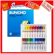 Buncho Water Colour 12 & 18 Colours 6cc Comples to European Safety Standard EN 71 Safe to Children