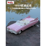 [Toy Car Model] Cadillac Car Model Meritor Figure 1: 18 Elvis Retro Classic Car Model Simulation All