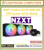 NZXT Kraken ELITE RGB 360 CPU Cooler (LCD, Black)