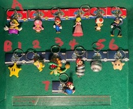 (全部已售/Sold out) 收藏玩具  全新絕版 BANPRESTO 2008 Nintendo Super Mario Key Chains 超級馬里奧孖寶兄弟匙扣 一套全六款/隻 及 BANP