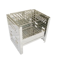 Windshield Grill Rack Mini Folding Grill Rack Grill Rack Grill Oven Stainless Steel TXWX