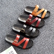 Wholesale Shoes Fashionable Women Summer Thick-Soled Slippers Fashion Buckle Beach Shoes Slippers Cr