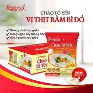 Combo 10 Gói Cháo Tổ Yến Thịt Bằm Bí Đỏ Start Nest Gói 50g