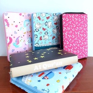 Medium Quran Cover A5 21 x 15 x 3 cm - Zippered Quran Cover - Quran Jacket Children's Quran Cover Qu
