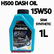DASH OIL H500 15W50 1L MINYAK ENGINE DASH OIL