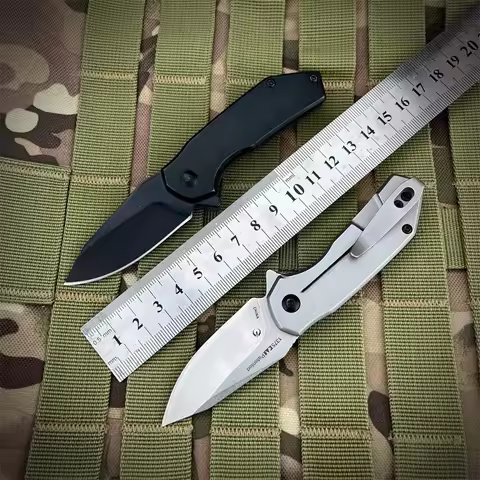 Newly 1375 Pocket Outdoor Camping Folding Knife 8Cr13Mov Blade Steel Handle Hunting Survival Utility