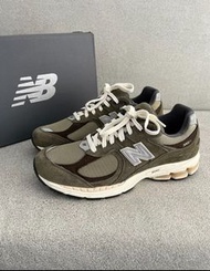 新店特惠New Balance NB 2002R 透氣 低幫休閒跑步鞋 男女同款 綠色