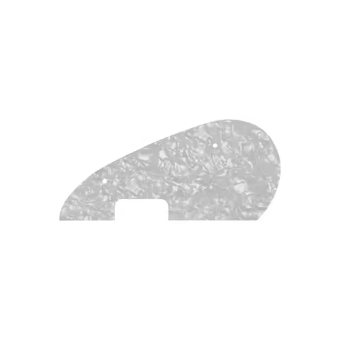 Pleroo Custom Guitar Parts - For Gretsch G5260 EMTC Jet Baritone 6 String Guitar Pickgaurds,White Pe