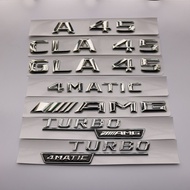 New Mercedes-Benz Benz Modified CLA45 Car Logo Letter Rear Tail Logo A45 Tail Logo 4MATIC TURBO AMG 