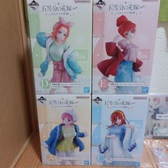 五等分的花嫁 一番賞  一花 二乃 三玖 四葉 五月