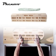 [Phenovo] Rock Climbing Hanging Board Pull Ups Bouldering Gifts Workout Equipment Enhance Finger Gri