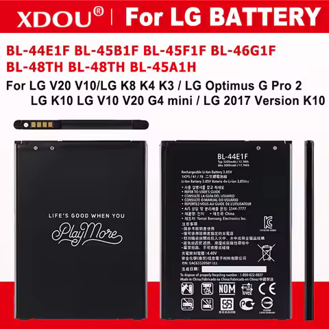 BL-44E1F 45B1F 45F1F BL-47TH 48TH 46G1F 45A1H Battery For LG V20 V10 G4 mini /LG K8 K4 K3 Optimus G 